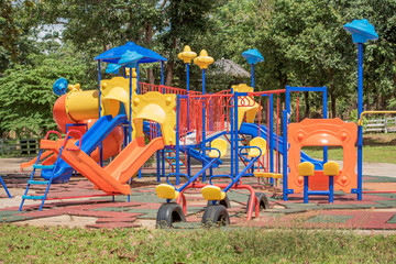 Colorful playground for childrens