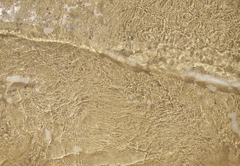 A full page of water rippling over sand background texture