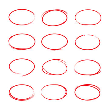 Red Circle Markers