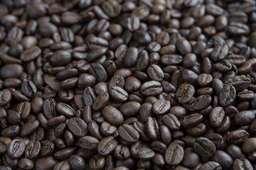 Roasted coffee beans