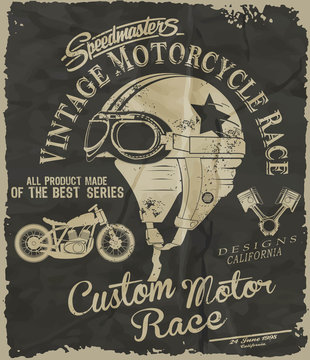 vector race poster
