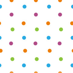 Patrón geométrico abstracto con puntos de colores