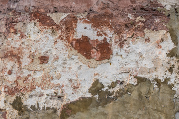 Old painted cement wall