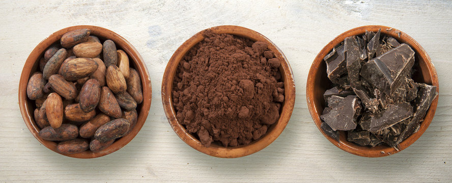 fave di cacao e cioccolato