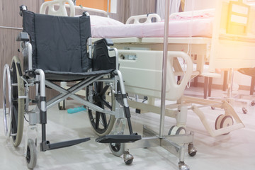 wheelchair  in hospital