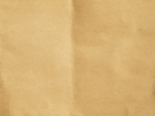 Close up of wrinkle brown bag texture