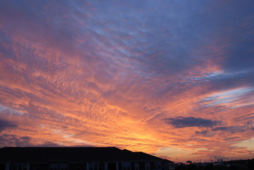 Sunset clouds