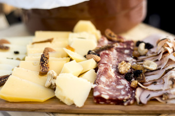 cheese, salami, ham catering for weddings, birthdays and events.