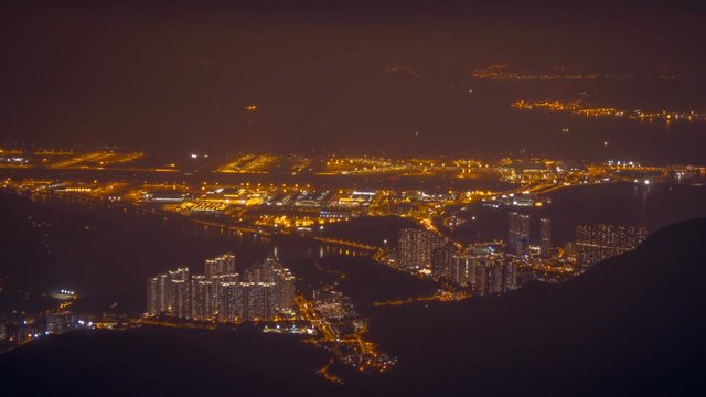 Hong Kong Airport at night 1