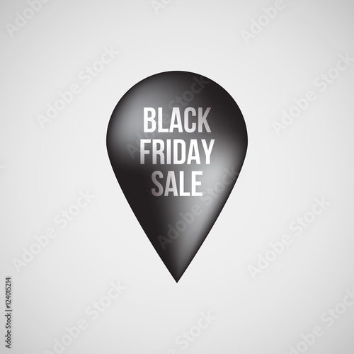 Black Abstract Premium Map Pointer Realistic Luxury Badge Gps