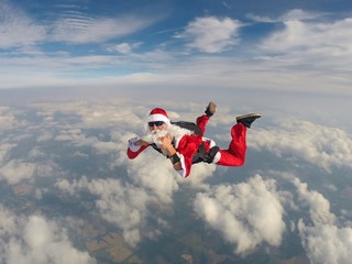 Santa Claus Skydiver