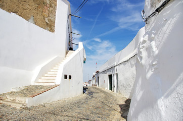 street of Campo Maior, south of Portugal