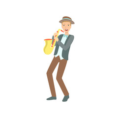 Saxophonist, Creative Person Illustration