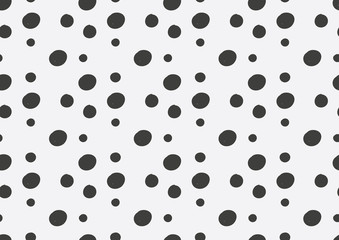 black polka dot in white background 