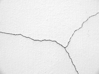 Fototapeta premium white wall with cracks