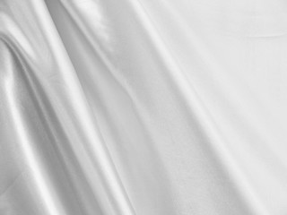 Fototapeta na wymiar white fabric silk background