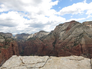 Trail to Angels landing, Zion National Park, USA
