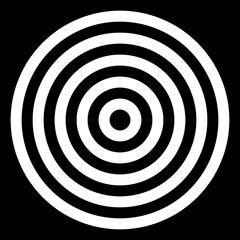 Seamless Monochrome Circles Background