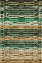 A whole page of plastic crate background texture