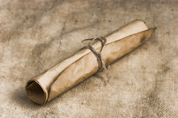 twisted old manuscript
