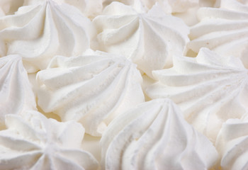 Obraz na płótnie Canvas white meringue cake