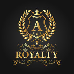 Royal Brand Logo, Luxury Logo Vector Design Eps 10