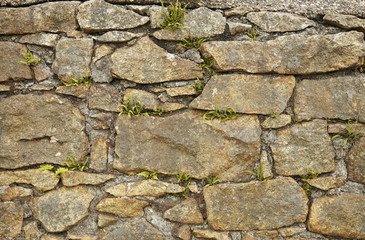 A whole page of old stone wall background texture