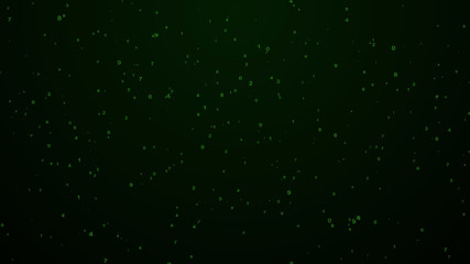 digital numbers background