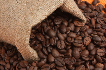 coffee beans in bag