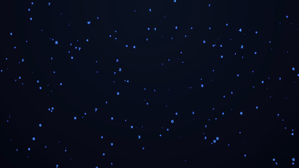 digital numbers background