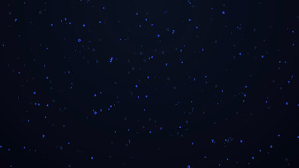 digital numbers background