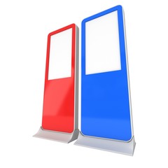 LCD Screen Stand red and blue