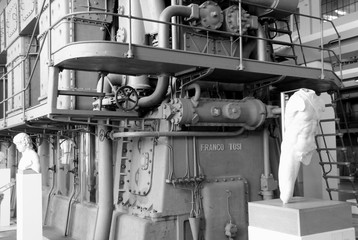 Roma, Centrale Montemartini. Motori diesel