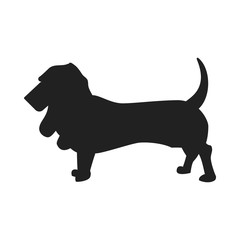 Basset Hound Silhouette