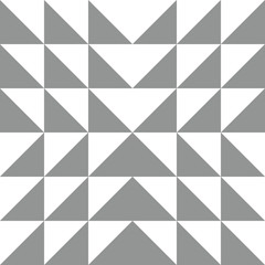 Patchwork mosaic pattern in gray color