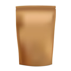 Golden Blank Foil Food Snack Sachet Bag