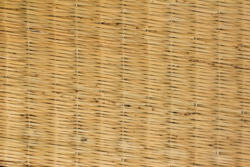Closed up wooden weave texture background
