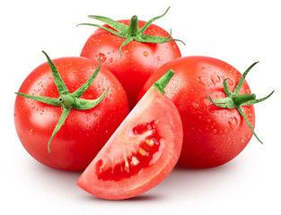 Tomato vegetables isolated