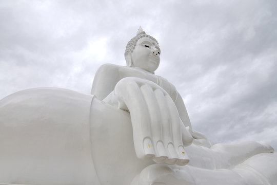 White Buddha Statue