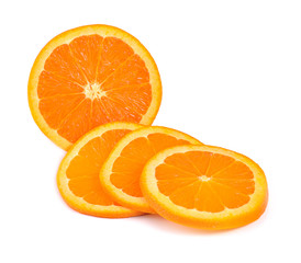 Orange  isolated on white background