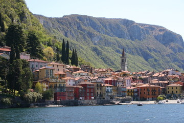 Fototapeta na wymiar Varenna on the Lake Como
