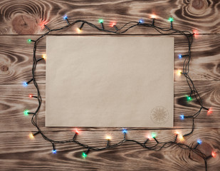 Christmas wood background