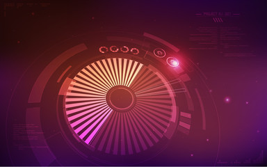 abstract technology backdrop, futuristic backdrop, colorful digital background, 3D technology interface; scientific interface