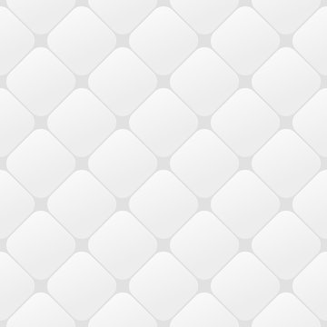 Texture diamond plate seamless. Metal or plastic material. Corrugated steel rhombic and lentil form sheets. Vector illustration