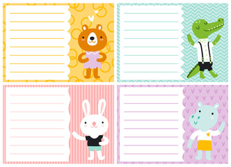 Cute note cards for kids