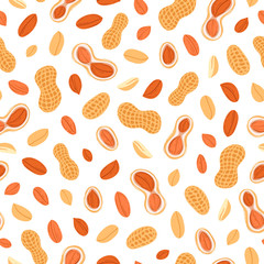 Peanuts seamless pattern