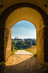 Luxembourg cityscape view from the Three Acorns
