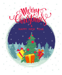 Christmas and New Year Card