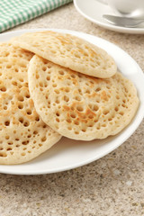 Pikelets a flat version of the traditional crumpet