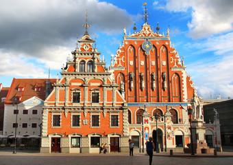 Fototapeta na wymiar Beautiful view of Riga, Latvia